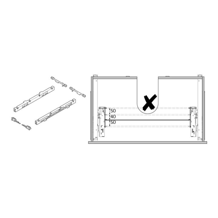 Hettich Synchronumlenkung 9278453 zweiseitig