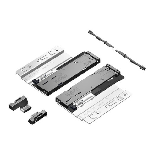 Hettich Système d'ouverture tiroir Push-to-open Silent à clipser Quadro 4D V6, 9246315