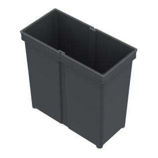 Hettich Système poubelle seau 11l, AvanTech You Pull 9279391 plastique anthracite
