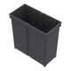 Hettich Système poubelle seau 11l, AvanTech You Pull 9279391 plastique anthracite-1