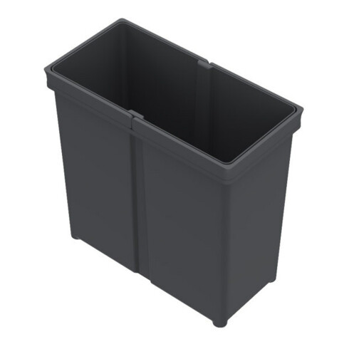 Hettich Système poubelle seau 11l, AvanTech You Pull 9279391 plastique anthracite