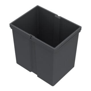 Hettich Système poubelle seau 17l, AvanTech You Pull 9279392 plastique anthracite
