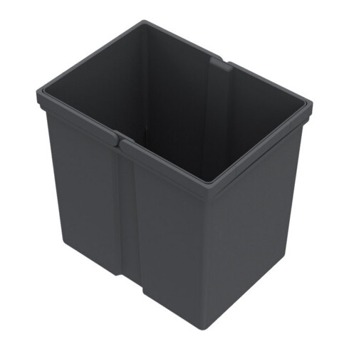 Hettich Système poubelle seau 17l, AvanTech You Pull 9279392 plastique anthracite