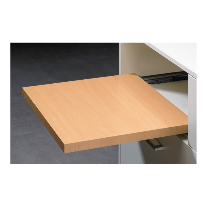 Hettich Teilauszug Quadro 40 für Bodenmontage, Länge 330 - 490 mm, links und rechts