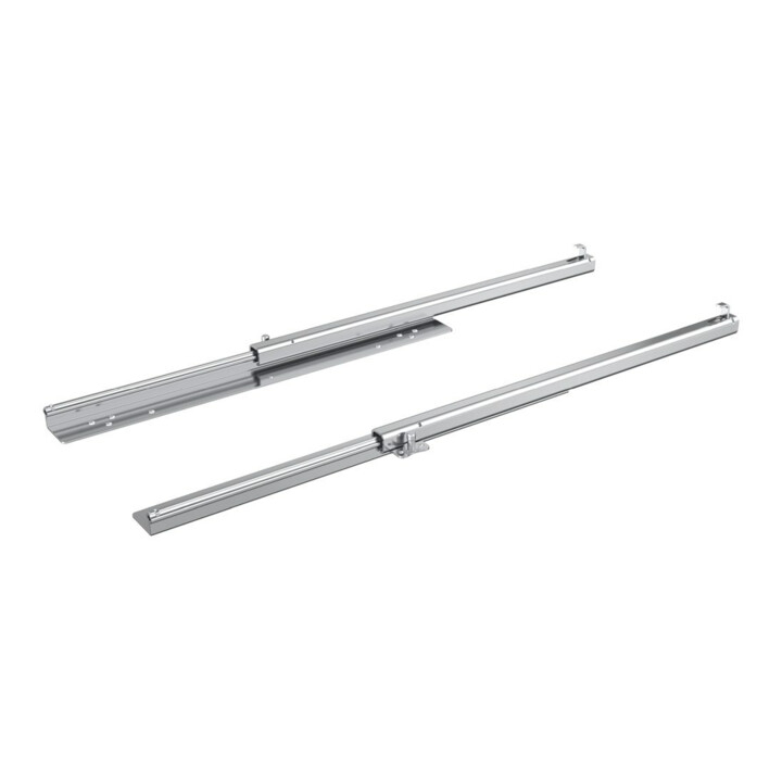 Hettich Teilauszug Quadro 40 für Bodenmontage, Länge 330 - 490 mm, links und rechts
