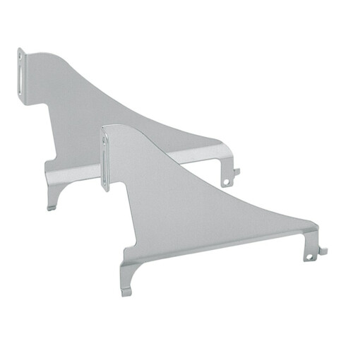 Hettich Tiroir en acier Support de bandeau pour cadre de suspension 20571 Acier aluoptique poudré