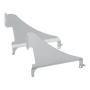 Hettich Tiroir en acier Support de bandeau pour cadre de suspension 20571 Acier aluoptique poudré