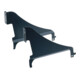 Hettich Tiroir en acier Support de façade 75554 Acier noir poudré-1