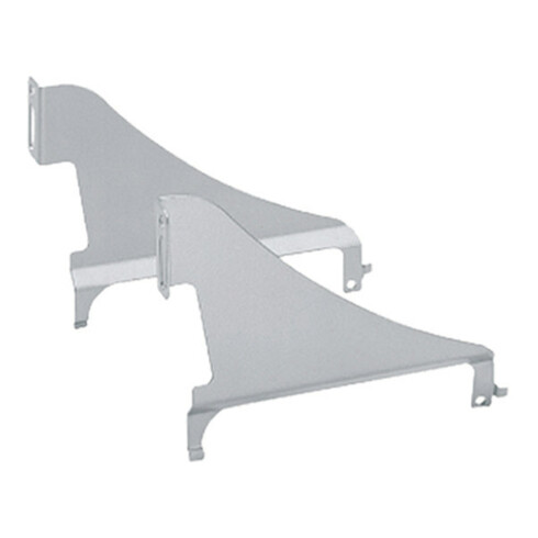 Hettich Tiroir en acier Support de façade pour cadre de suspension 20592 Acier alu optique poudré