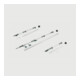 Hettich tiroir pivotant axe tournant angle, LeMans II 9132546 gauche corps 600-750 mm blanc-1