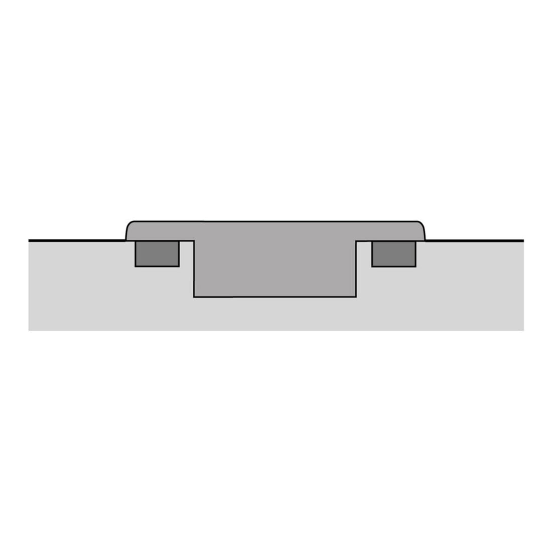 Hettich Topfscharnier Sensys 8639i 9088075, 95° ZDG silber vernickelt