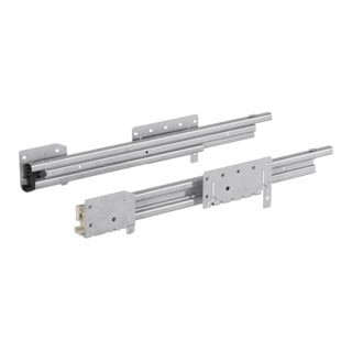 Hettich Tour d'appoint coulissant, sortie totale, Quadro Duplex 45 74865 acier