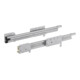 Hettich Tour d'appoint coulissant, sortie totale, Quadro Duplex 45 74865 acier-1