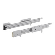 Hettich Tour d'appoint coulissant, sortie totale, Quadro Duplex 45 74865 acier