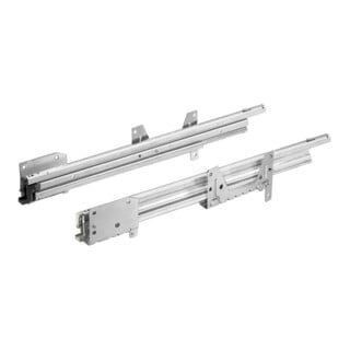 Hettich Tour d'appoint coulissant, sortie totale, Quadro Duplex 45 74866 acier