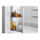 Hettich Unterschrank-Frontauszug Classic 9207578, 90° rechts, silber, KB150mm-1