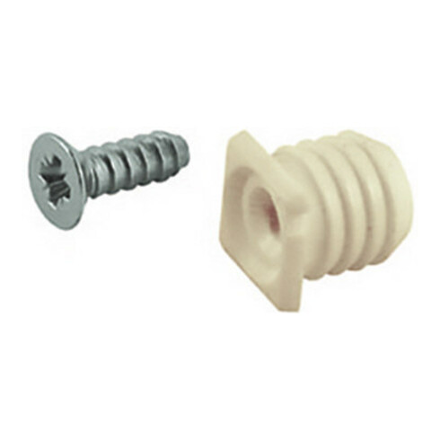 Hettich Vis de fixation, diamètre 3,5 mm, L9,5 mm Sensys, 45169 acier nickelé