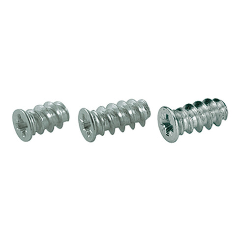Hettich Vis de fixation directe, diamètre 6,3 mm, longueur 10,5 mm, 51264 acier zingué
