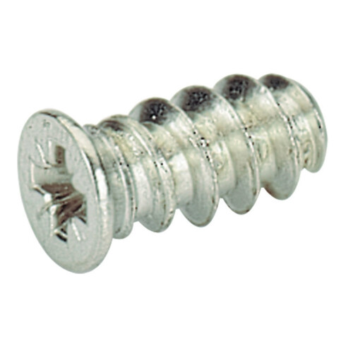 Hettich Vis de fixation directe, diamètre 6 mm, 14 mm, 9137114 acier nickelé