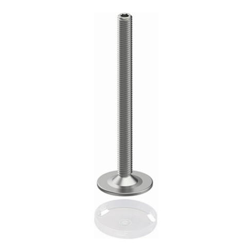 Hettich Vis de réglage de socle, 9318255, M8x50mm, galvanisée