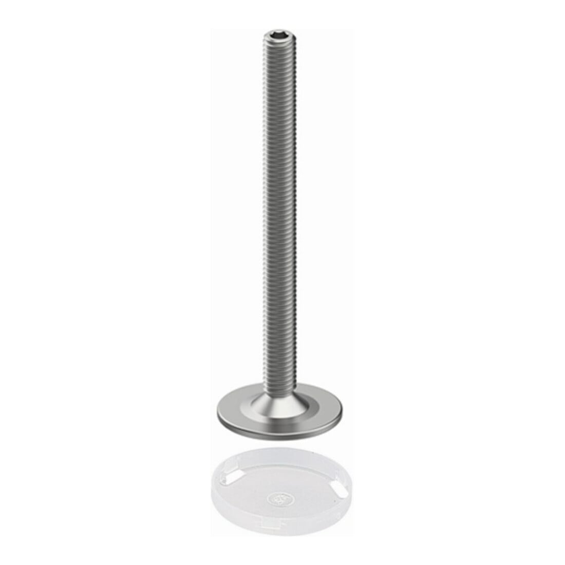Hettich Vis de réglage de socle, 9318255, M8x50mm, galvanisée