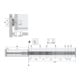 Hettich Vollauszug KA 5632 STA verz.L.600mm 45kg