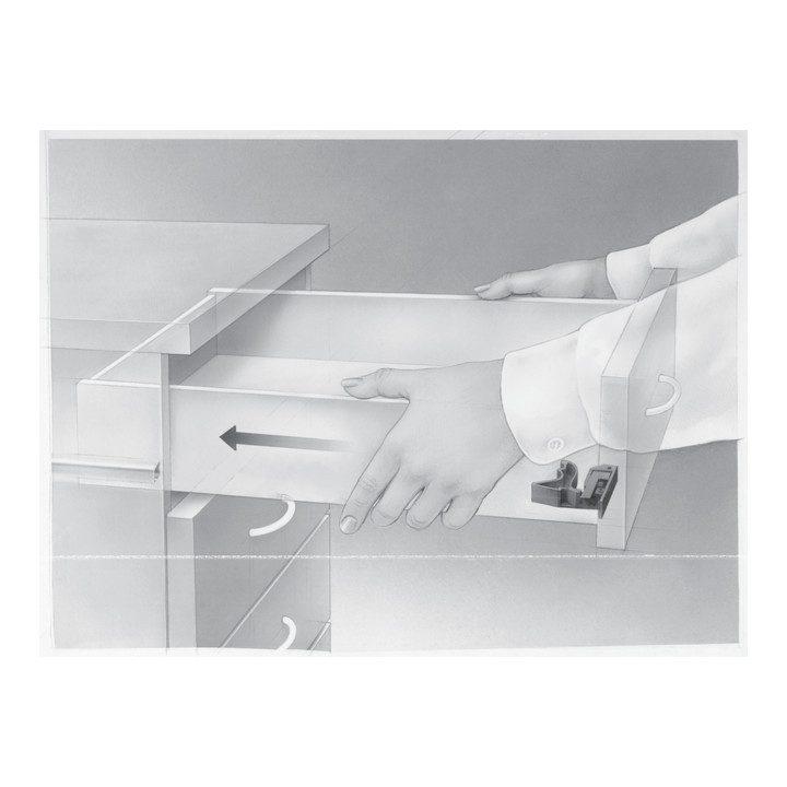 Hettich Vollauszug Quadro V6 mit Silent System, Länge 320 mm, links und rechts