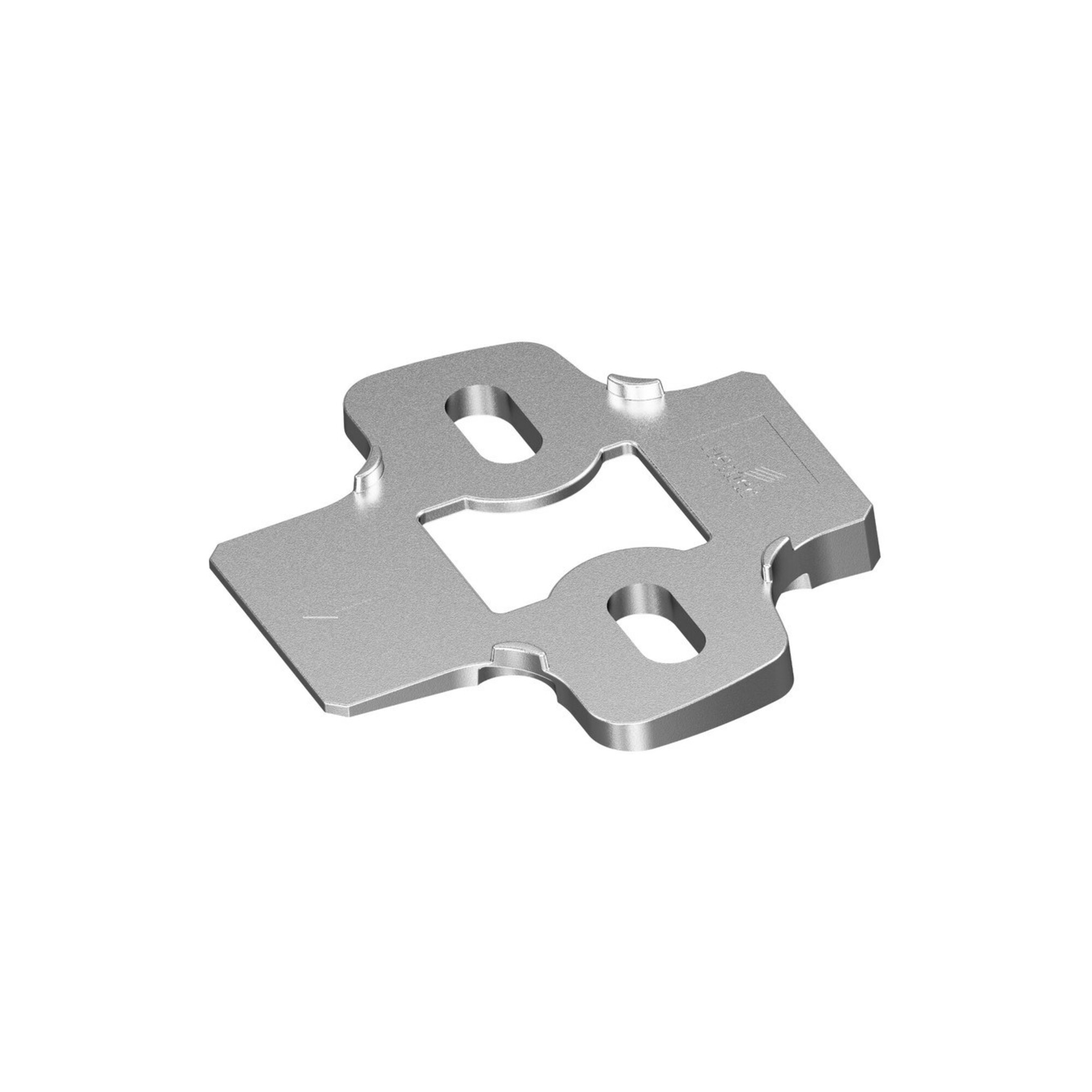 Hettich Winkeladapter für Kreuzmontageplatten 5°, Sensys, 9072533 vernickelt
