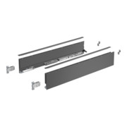 Hettich Zarge AvanTech YOU Set, Höhe 101 mm, NL, anthrazit, links und rechts
