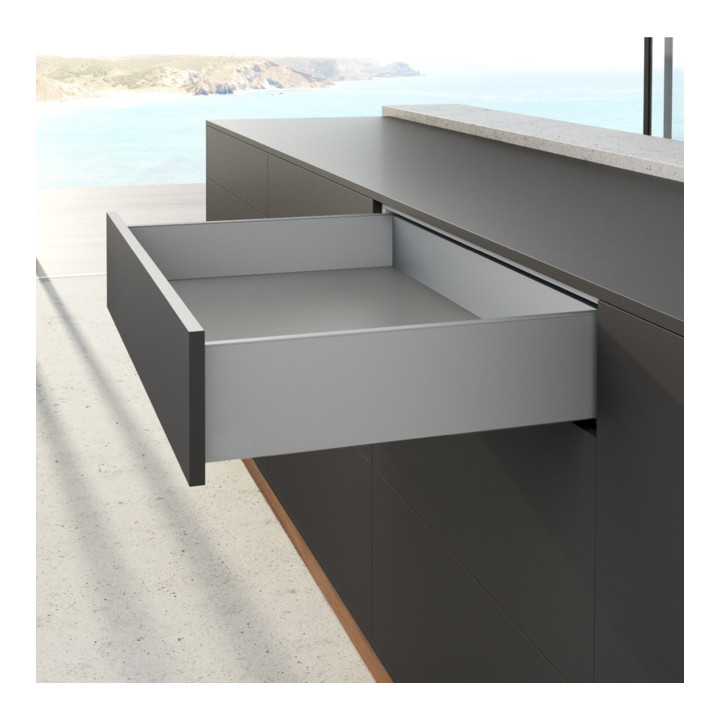 Hettich Zarge AvanTech YOU Set, Höhe 77 mm, NL, silber, links und rechts