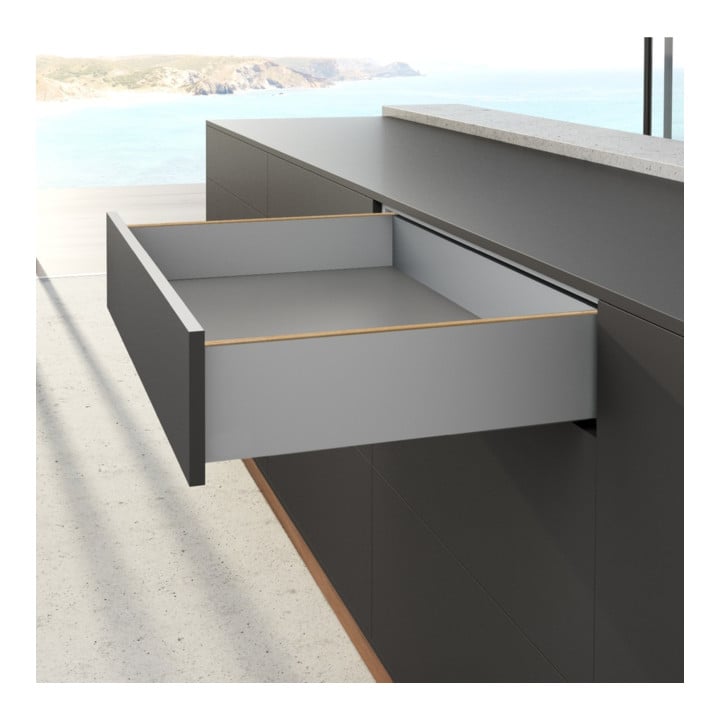 Hettich Zarge AvanTech YOU Set, Höhe 77 mm, NL, silber, links und rechts