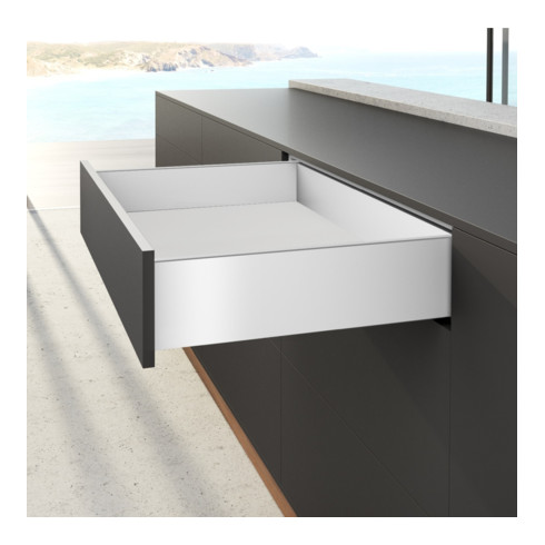 Hettich Zarge AvanTech YOU Set, Höhe 139 mm, NL, weiß, links und rechts