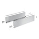 Hettich Zarge AvanTech YOU Set, Höhe 77 mm, NL, silber, links und rechts-1