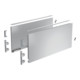 Hettich Zarge AvanTech YOU Set, Höhe 251 mm, silber, links und rechts-1