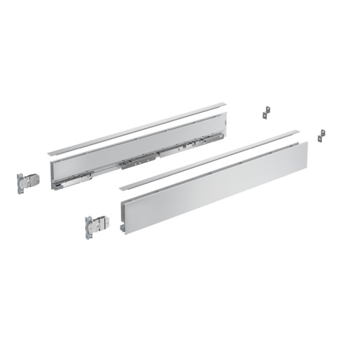 Hettich Zarge AvanTech YOU Set, Höhe 77 mm, NL, silber, links und rechts