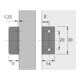 Hettich Zylinderdrehstangenschl. Prestige 2000,9133912 D15