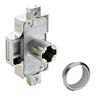 Hettich Zylinderdrehstangenschloss Set Prestige 2000 Z23, ø18mm, Zum Anschrauben, 25 mm, 20 mm