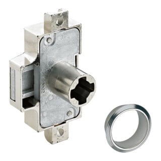 Hettich Zylinderdrehstangenschloss Set Prestige 2000 Z23, ø18mm, Zum Anschrauben, 15 mm, 20 mm
