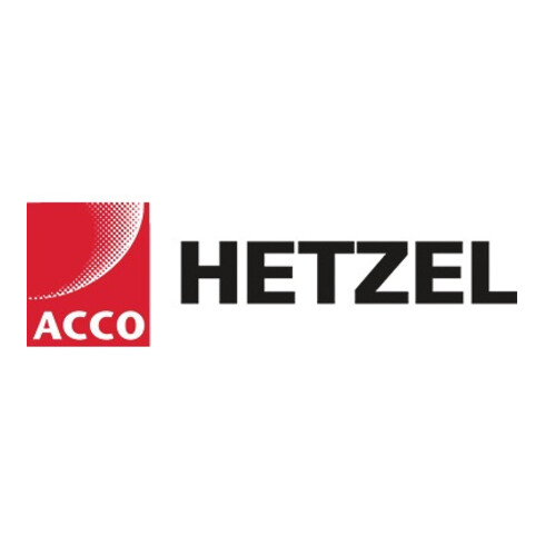 Hetzel Ordnungsmappe 14212091 DIN A4 12-teilig PP schwarz