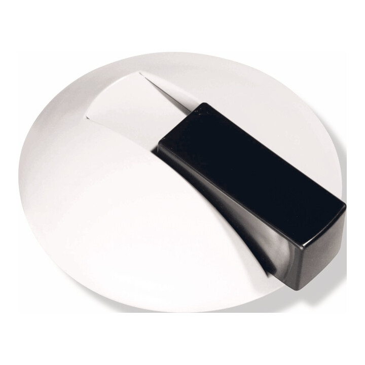 HEWI Butoir de porte de sol 625 97 D.85mm H.22,5mm H.22,5mm Ku.97 gris clair Montage par cheville