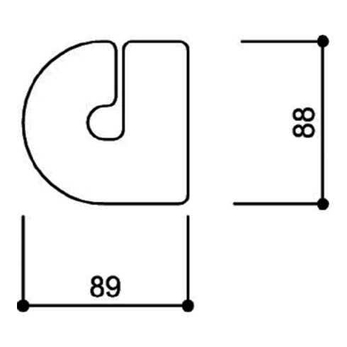 HEWI Hausnummer Kleinbuchstabe a (verschiedene Farben)