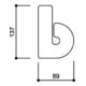 HEWI Hausnummer Kleinbuchstabe b (verschiedene Farben)-4