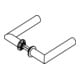 HEWI Paire de leviers de porte 162PBM/162PBMV/162PBMV/162PBMX Ku.99m-XA avec mini rosette de levier VK 8mm-5