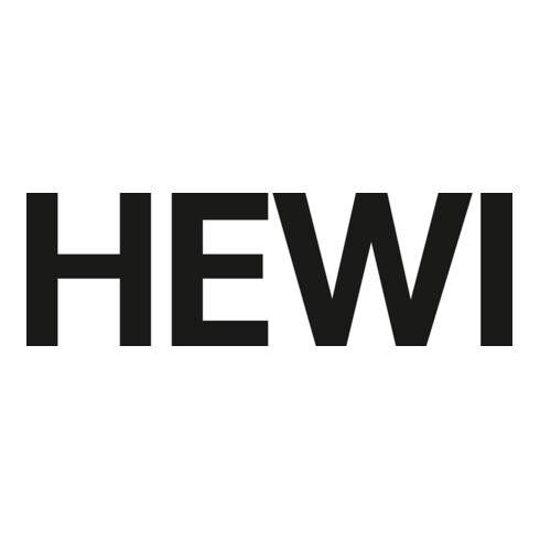 HEWI Profiltür-Drückerlochteil 162XAH51.640 VA XA ov.8mm gekr.HEWI
