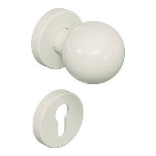 HEWI Rosette grt. 111R03.133 Ku.99 rd. PZ DIN L/R KGL D/K