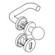 HEWI Rosette grt.111R03.233 Ku.97 rond PZ DIN gauche/droite KGL D/K
