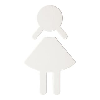 HEWI Symbol Frau 801.91.020 PA Farb-Nr.97 B.87mm H.150mm S.3mm