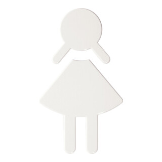 HEWI Symbol Ladies Polyamide noir foncé autocollant sans goupille