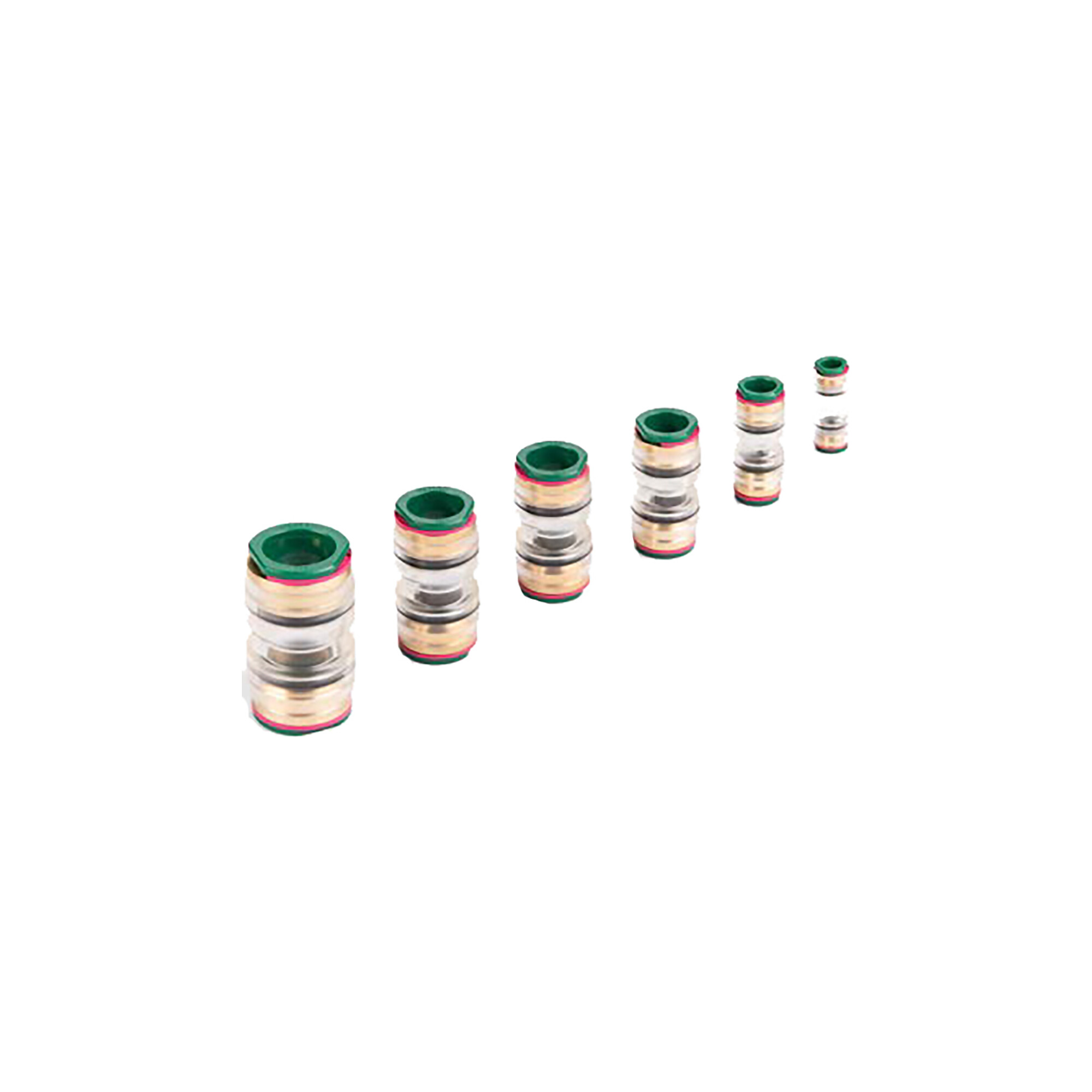 Hexatronic Verbinder transparent für LWL-Kabel Ø7mm Typ T Inhalt 10 Stück, 13290971001
