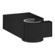 hansgrohe Brausehalter Porter E fest. Haltep., aus Metall, mattschwarz-1